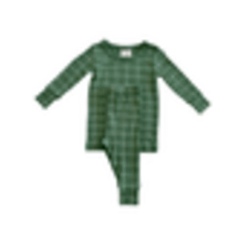 2-Piece Set, Basil Windowpane – SpearmintLOVE