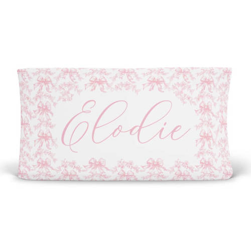 Fancy Frills Personalized Changing Pad Cover