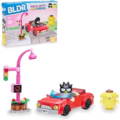 Hello Kitty and Friends Badtz-Maru’s Convertible Building Set 0111 with Badtz-Maru and Pompompurin Minifigures - for Kids and Sanrio Fans Ages 8+