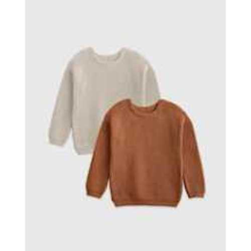 100% Organic Cotton Fisherman Tunic Sweater 2-Pack