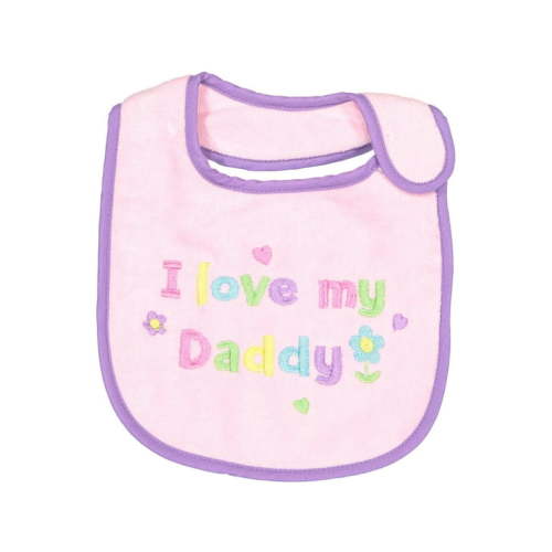 First Impressions Baby Girl “I Love My Daddy” Pink Bib