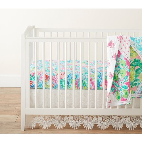 Lilly Pulitzer Party Patchwork Crib Bedding Sets | Pottery Barn Kids