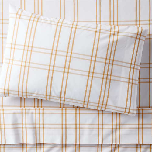 Stax Yellow 100% Organic Cotton Kids Twin Sheet Set