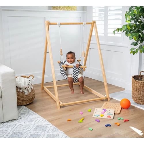 Spruce - Baby and Toddler Foldable Swing Set with