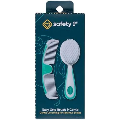 Safety 1st Easy Grip Brush and Comb, Colors May Vary