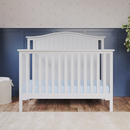 Hampton Arch Top 4-in-1 Convertible Crib