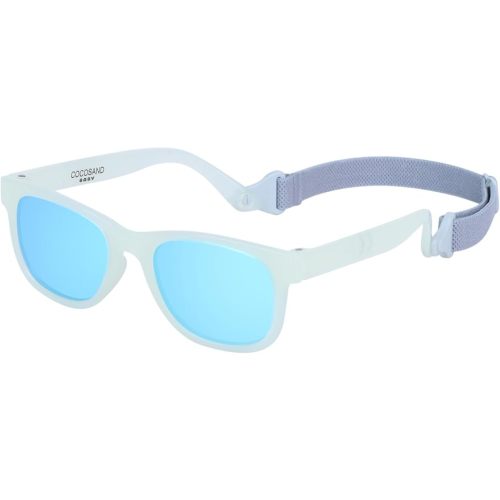 COCOSAND Baby Sunglasses with Strap Polarized Flexible Square UV400 for Infant Toddler Boys Girls Age 0-24 Months