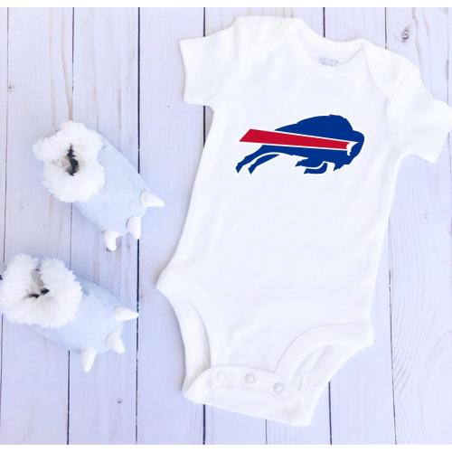 Red and Blue Football Baby Bodysuit – Buffalo, 716, Buffalo Football, Game Day, SHOUT!, Buf, Mafia, Buffalo Baby, Allen, Let’s Go Buffalo