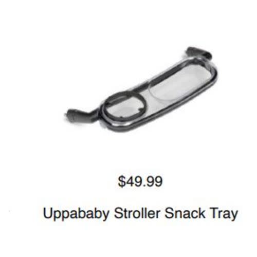 Stroller Snack Tray from Local Store
