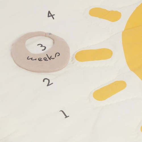 Sunshine Baby Milestone Organic Cotton Blanket