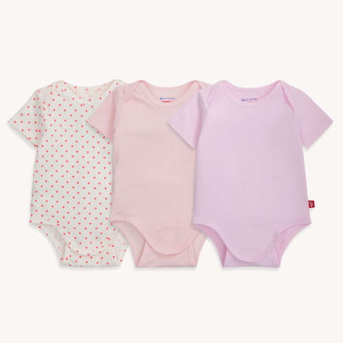 pink heartbeat cloudstretch™ magnetic bodysuit | 3 set – Magnetic Me