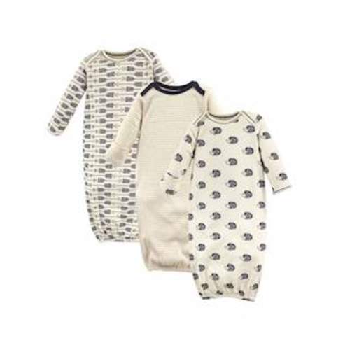 Touched by Nature Organic Gowns, 3-Pack