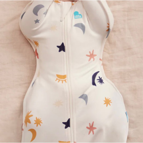 Swaddle Up™ 1.0 TOG Organic Cotton Buff Lunar