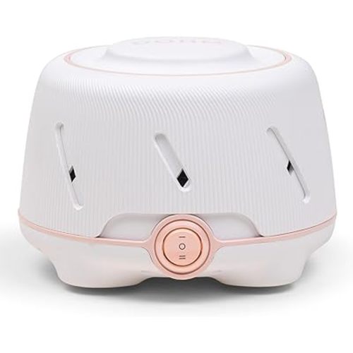 Yogasleep Dohm (White,Pink) The Original White Noise Machine, Relaxing Natural Sound From a Real Fan, Noise Cancelling For Office Privacy, Sleep Aid For Adults & Baby, Travel Size Pink Noise Machine