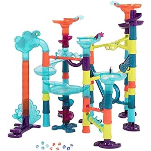 Amazon.com: B. toys- Marble Run Toy Set- Developmetal STEM Toy- 62 Piece Educational Building Toy with Lights & Sound- 3 Years + : Toys & Games