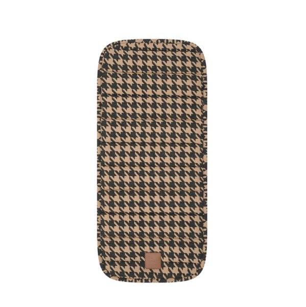 Black Houndstooth Universal Linen Bassinet Pram Liner