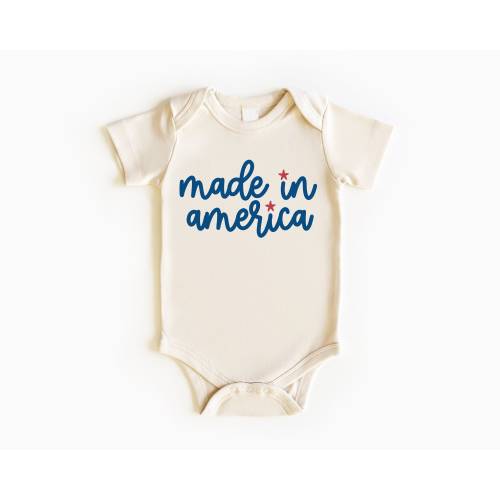 Made in America Onesie®, Fourth of July Onesie®, USA Onesie®, 4th of July Onesie®, Patriotic Onesie®, USA Flag Onesie®, Made in USA Onesie®