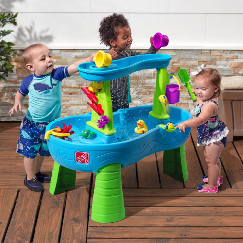 Step2 Rain Showers Splash Pond Toddler Outdoor Water Table & Reviews | Wayfair