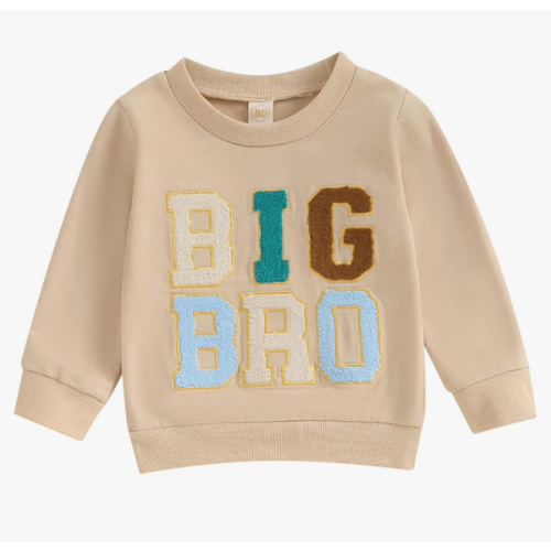 Twopumpkin Baby Toddler Girl Boy Sweatshirt/Romper Long Sleeve Sister Brother Matching Outfit Newborn Clothes