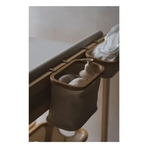 Quax - Small hanging basket for changing table - Beige | Smallable