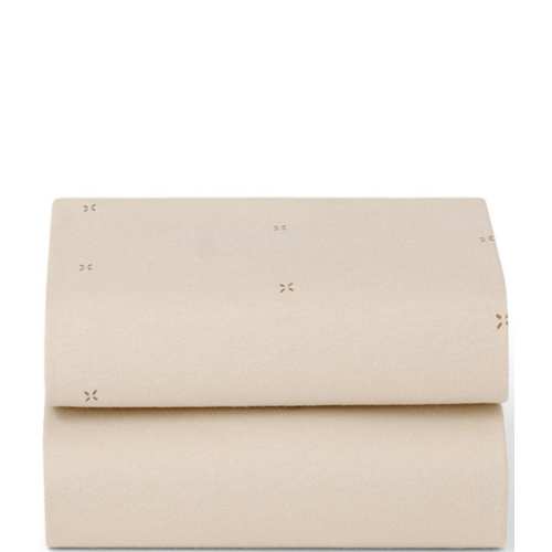 Snuz Bassinet Cashmere Cross Twin Pack Fitted Sheets