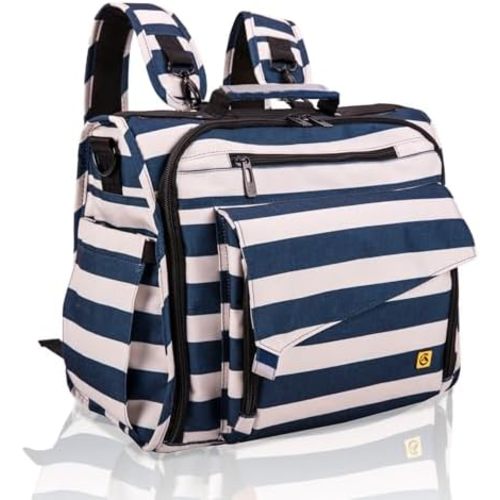 ALLCAMP Diaper Bag Large, Support Baby Stroller, Converted Into a Tote Bag