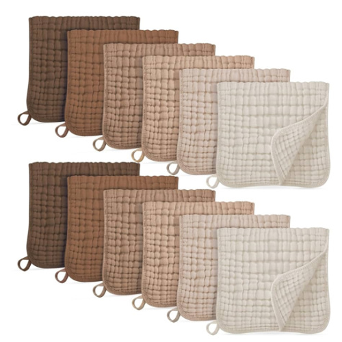 100% cotton burp cloths