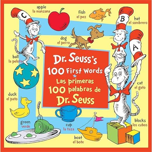 Dr. Seuss's 100 First Words/Las primeras 100 palabras de Dr. Seuss (Bilingual Edition) Board book – June 7, 2022