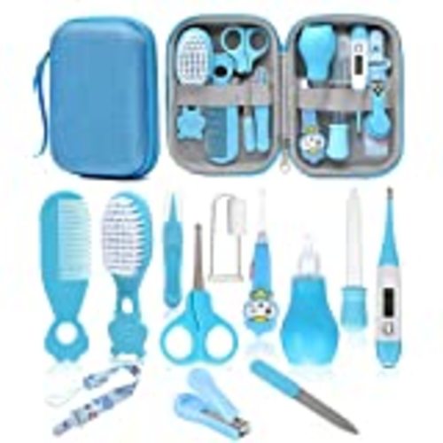 Amazon.com : Safety 1st Deluxe 25-Piece Baby Healthcare and Grooming Kit (Arctic Blue) : Baby
