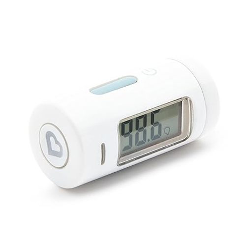 Munchkin® Forehead Baby Thermometer for Newborns, Kids and Adults, No Touch, Infrared, Fast 1 Second Digital Reading, Travel Case, White