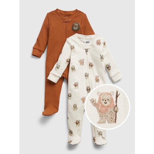 babyGap | Star Wars™ Graphic One-Piece (2-Pack) in rusty, size: 0-3 M