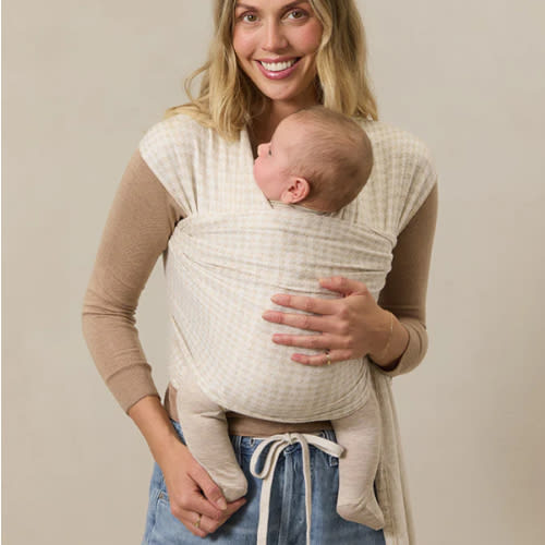 Cream Houndstooth Wrap