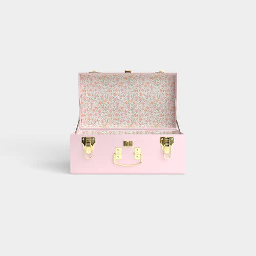 Mini Trunk - Pink - Spring In St. Louis / Embroidery