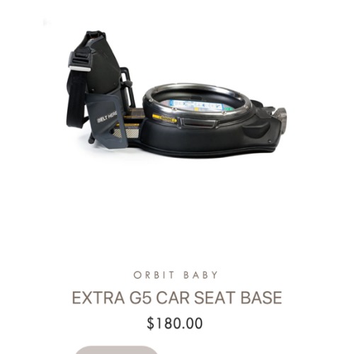 Extra G5 Car Seat Base