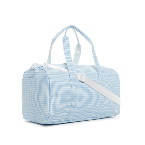 Weekender Duffel Bag, Mist Gingham