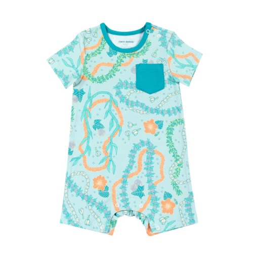 Lei Stand Shortie Bamboo Romper