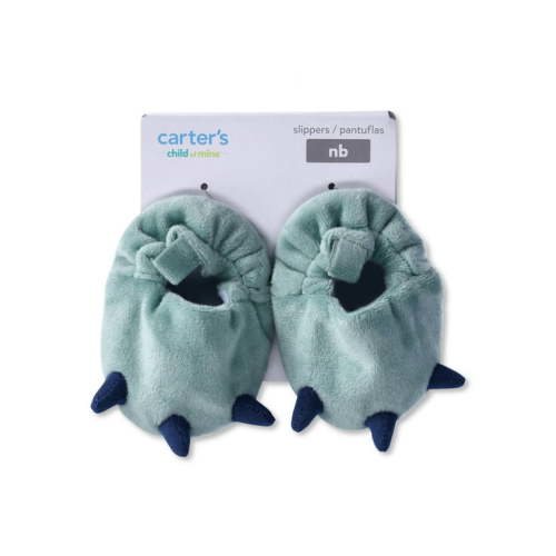 Carter's Child of Mine, Infant Boy Dino Slippers, Size Newborn