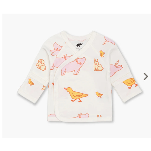 Hello Baby Top - Organic Baby Clothes - Monica + Andy