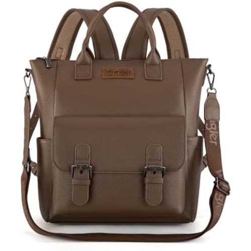 Montana West Wrangler Backpack Purse for Women Medium Size Convertible Backpack Purses with Crossbody Strap for Travel Work