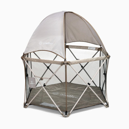 Baby Delight Go With Me Eclipse Deluxe Portable Playard - Sandstone