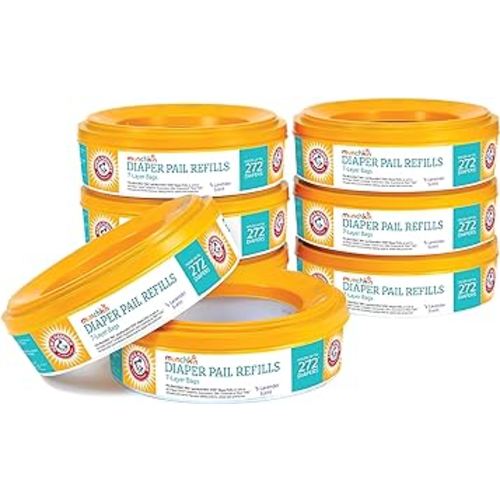 Munchkin® Arm & Hammer Diaper Pail Refill Rings, 2,176 Count, 8 Pack (272 Count each)