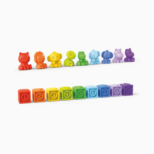 Baby Einstein Bright Starts Cubes & Cuties 18-Piece Gift Set - Multicolor