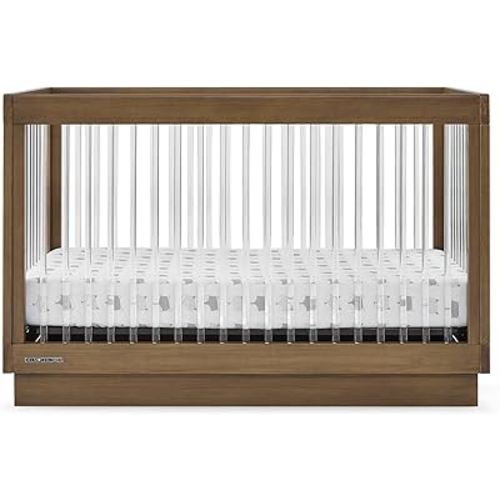 Delta Children James Acrylic 4-in-1 Convertible Crib - Greenguard Gold Certified, Acorn