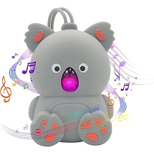 Baby Sound Machine White Noise Machine with Bluetooth Speaker, Portable Soothing Sounds Music Memory Function Sleep Sound Timer Soother for Baby