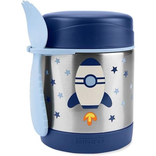 Skip Hop Insulated Baby Food Jar, Sparks, Rocket