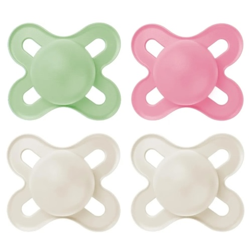 MAM Original Start Matte Newborn Baby Pacifier, Best Pacifier for Breastfed Babies, Boy, 0-3 Months (Pack of 4)