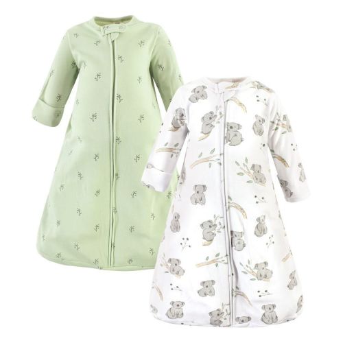 Hudson Baby Cotton Long-Sleeve Wearable Sleeping Bag, Sack, Blanket, Cuddly Koala Long Sleeve, 0-3 Months
