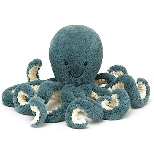 Jellycat Storm Octopus Stuffed Animal, Little 10.5 inches | Ocean Sea Plush Toy | Classic Children's Gift