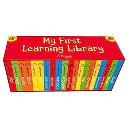 Amazon.com: My First Complete Learning Library: Boxset of 20 Board Books Gift Set for Kids (Horizontal Design): 9789388369886: Wonder House Books: Books