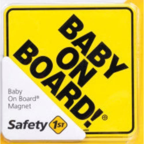 Safety 1ˢᵗ Baby On Board Magnet – Swaddles Baby